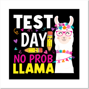 Test Day No Prob llama Llama Teacher Testing Day Posters and Art